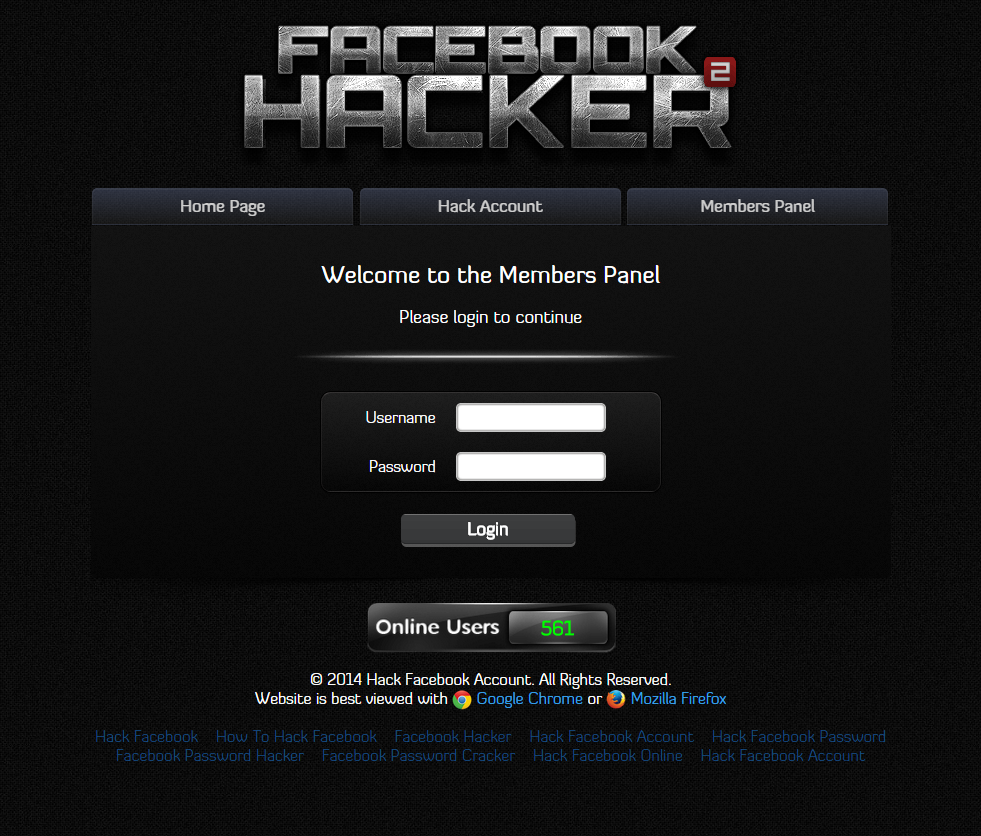 is facebook hacking illegal