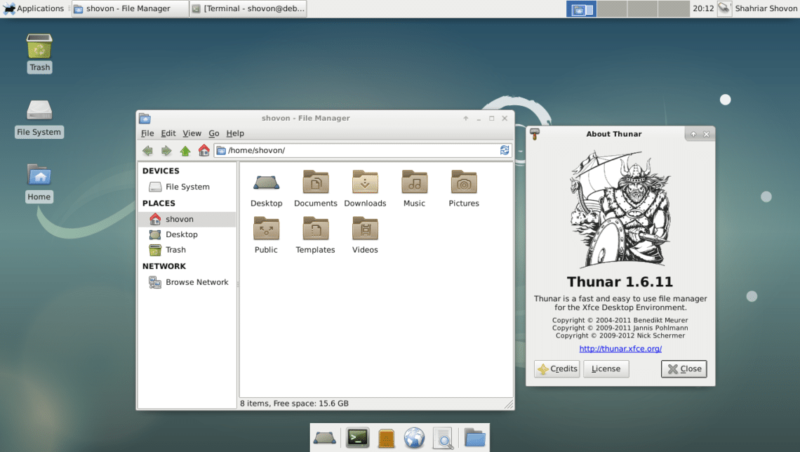 install debian desktop environment